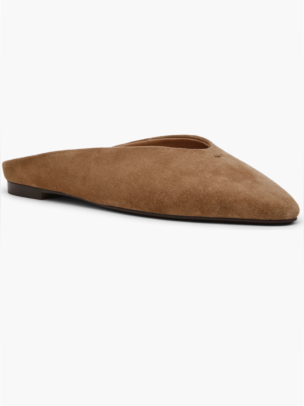 Steve Madden Sherman Suede Chestnut Pointed Toe Flats Mules Size 9 New